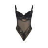 Subblime - 955618 Body En Dentelle Avec Fermeture En Bas Noir S/M